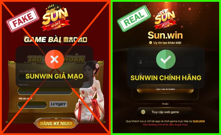 Khi truy cập, hãy kiểm tra kỹ vì trang chủ Sun.win thật luôn có bảo mật HTTPS và thông tin rõ ràng.